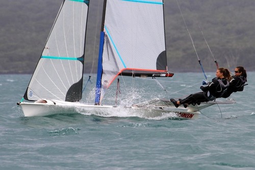 Mackay Womens High Performance Skiff Trials entrant - Takapuna October 2011 © Richard Gladwell www.photosport.co.nz